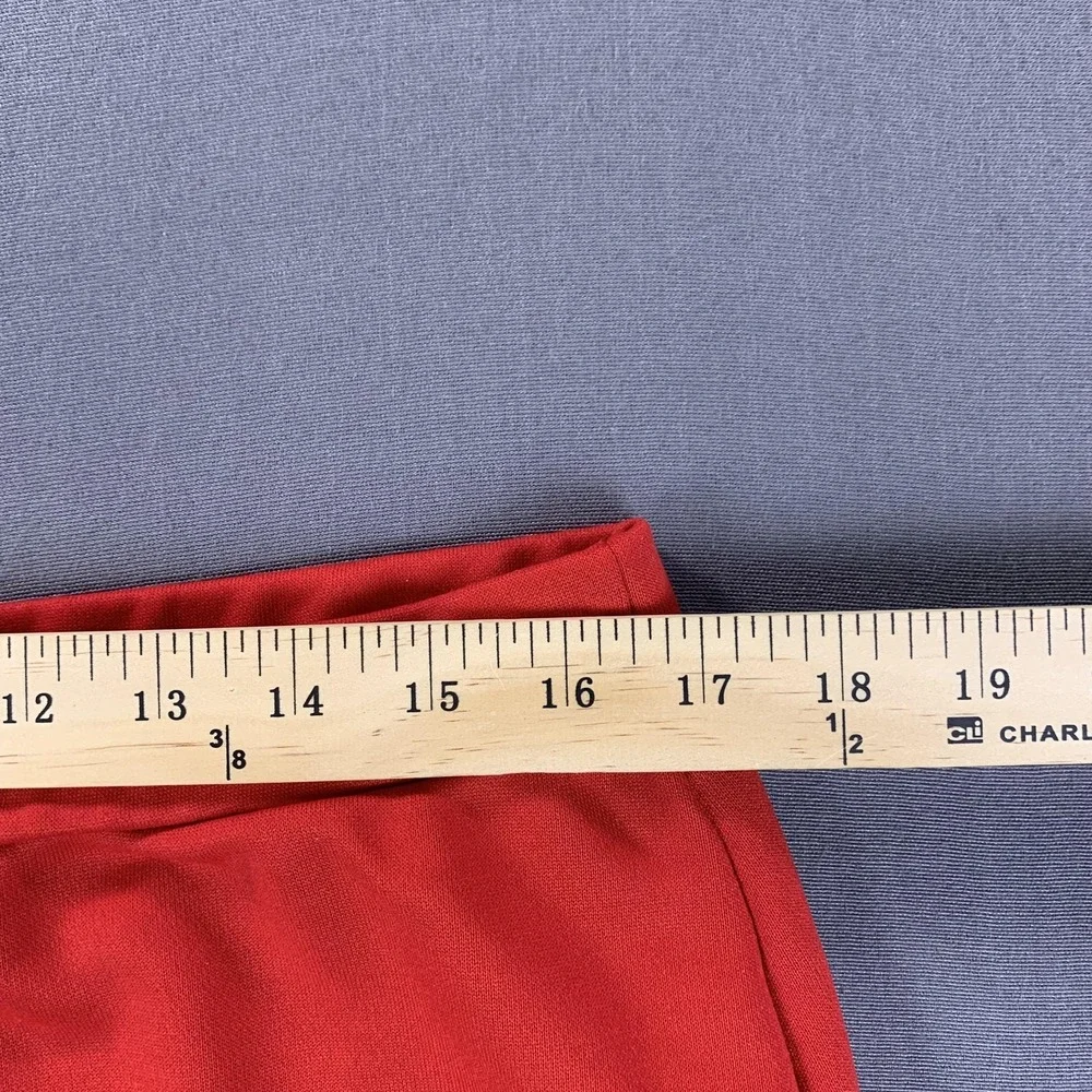Shein SXY Skirt Womens 1XL Red Bodycon Mini Stretch Pull On High Waist Casual